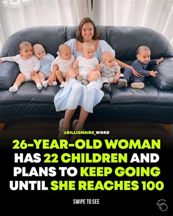 24-Year-Old Woman Has 22 Children And Wants To Have Even More