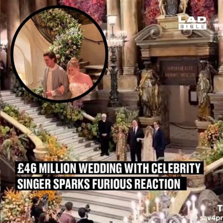 £46 million wedding with celebrity singer sparks furious reaction