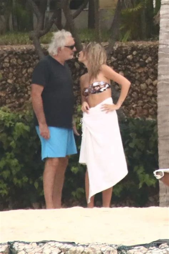 69 Year Old Italian Tycoon Flavio Briatore Vacationing In Kenya With 20 Year Old Female Law Student (Photos)