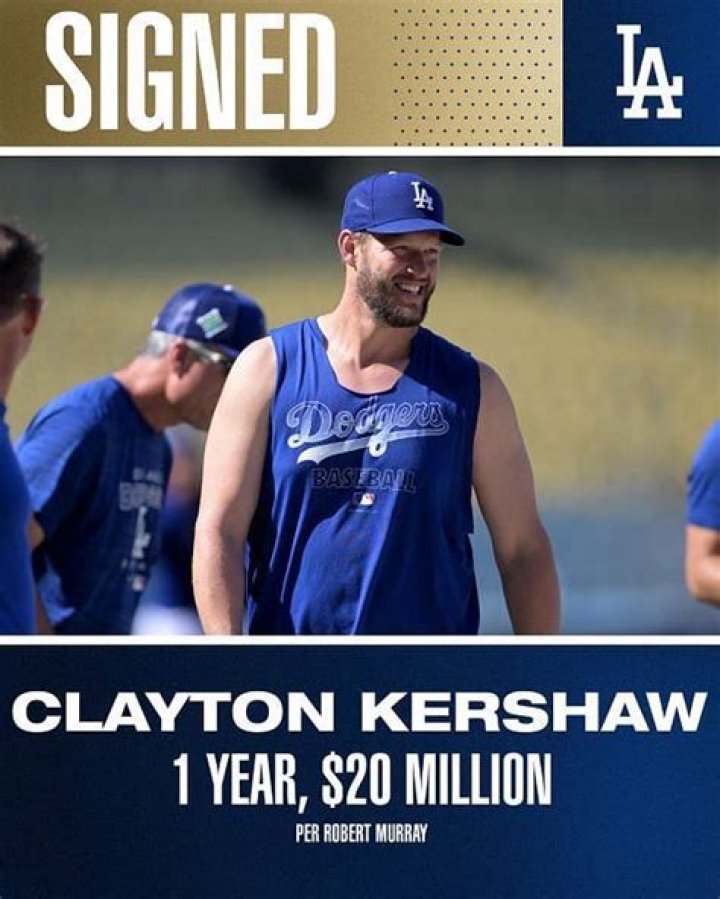Clayton Kershaw Salary & Contract