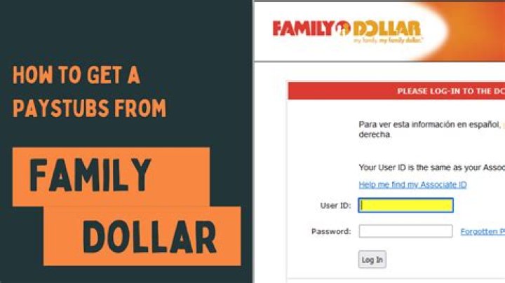 Dollar Tree Employee Login Family Dollar Paystub ❤️