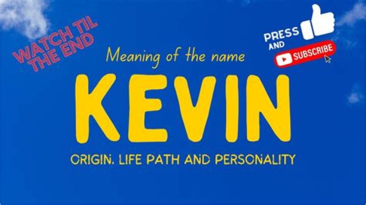 Exploring the Name Kevin, as in Kevin Hernandez