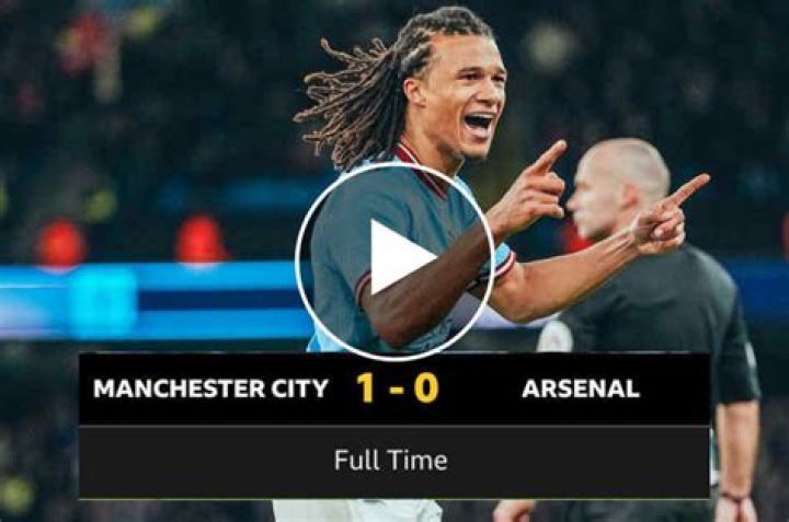 FT: Manchester City 1-0 Arsenal, Ake Goal Seal Next Round TICKET! (VIDEO HIGHLIGHTS)