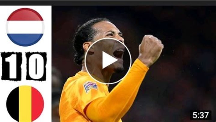 FT: Netherlands 1-0 Belgium, Van Dijk STRIKES! (VIDEO HIGHLIGHTS)