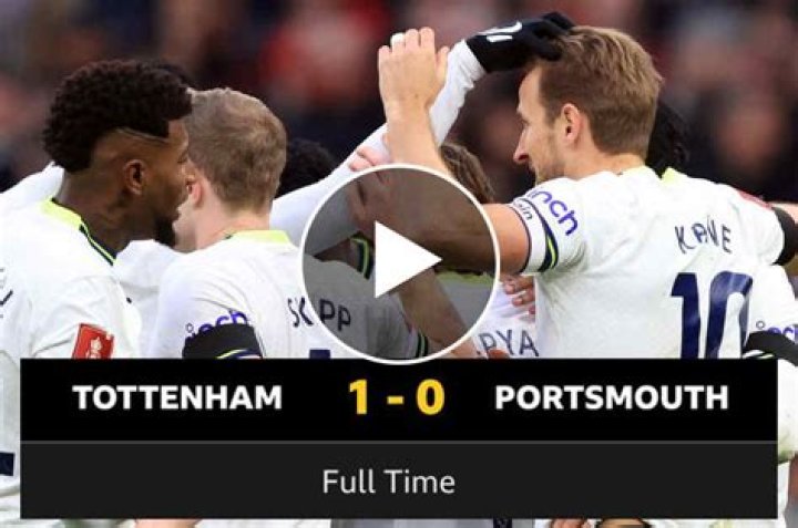 FT: Tottenham 1-0 Portsmouth, Harry Kane STRIKES! (VIDEO HIGHLIGHTS)