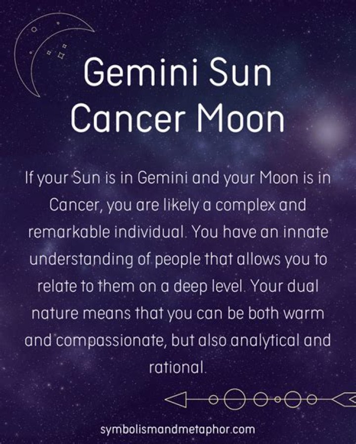 Gemini Sun with Cancer Moon and Gemini Rising — Truly Divine
