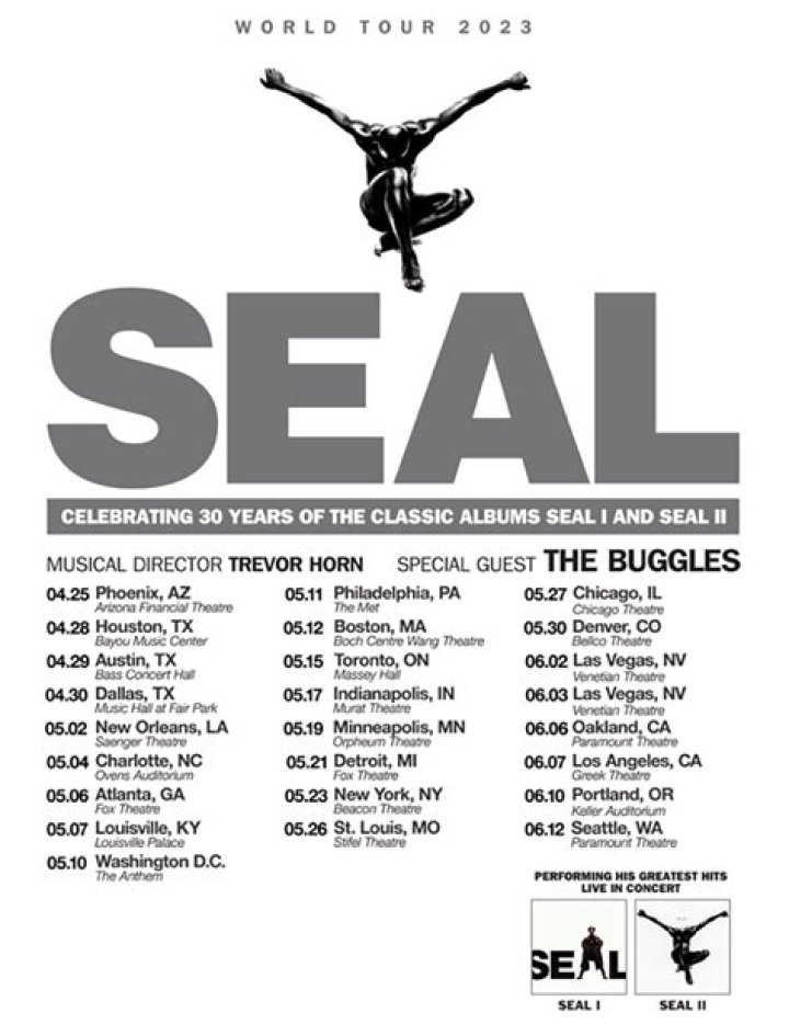 Global Icon Seal Announces 30th Anniversary North American Tour