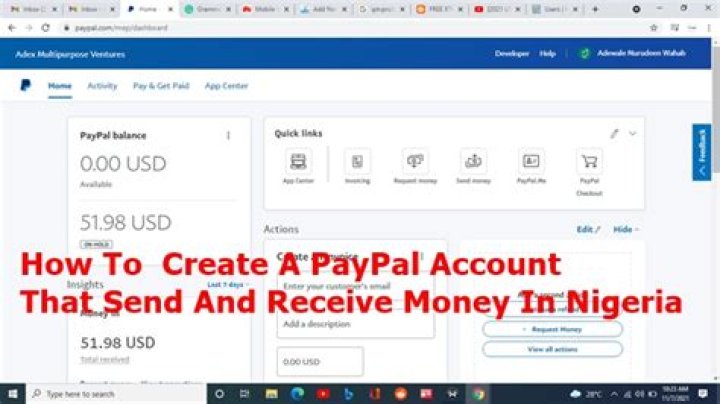 How To Create A PayPal Account In Nigeria