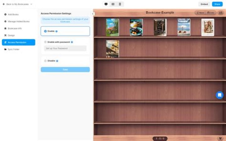 How to create a Virtual Bookshelf?