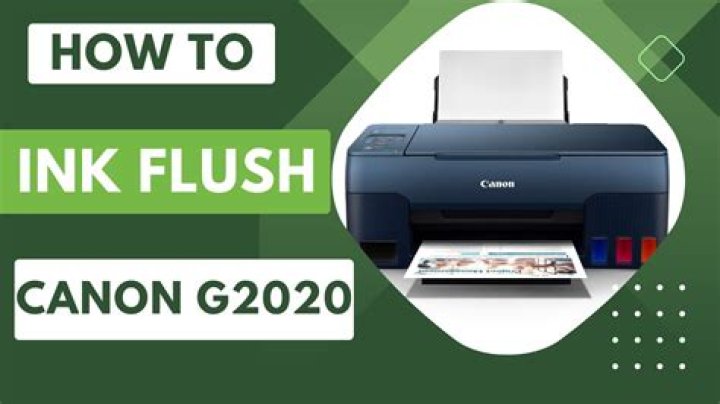 How to Perform an Ink Flush on a Canon Printer