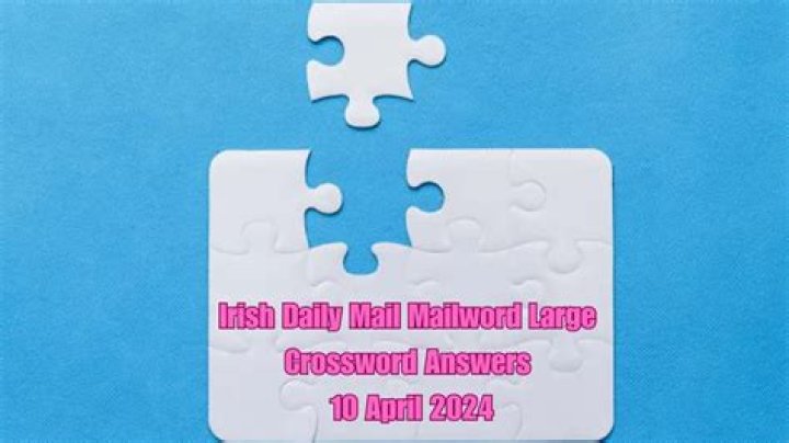 Irish Daily Mail Mailword Small Idris ---, actor Crossword Clue Today