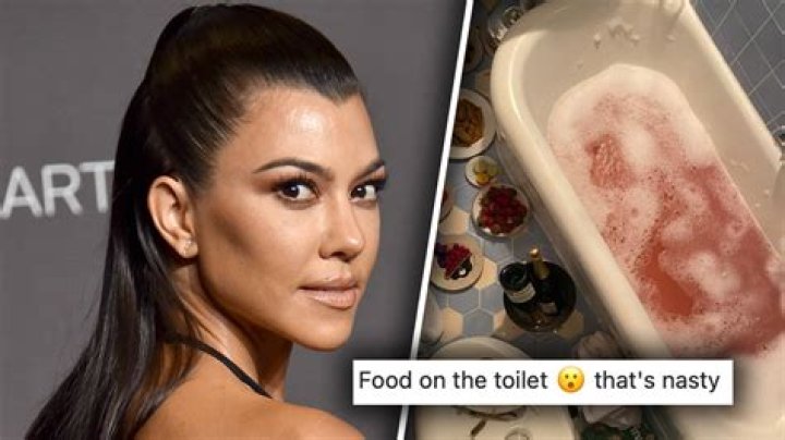 Kourtney Kardashian grosses out fans after serving food on a toilet seat
