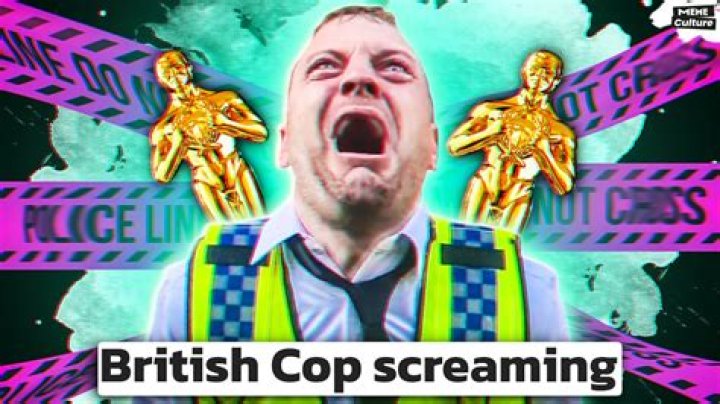 Man behind 'British Cop Screaming' TikTok meme reveals why he does it