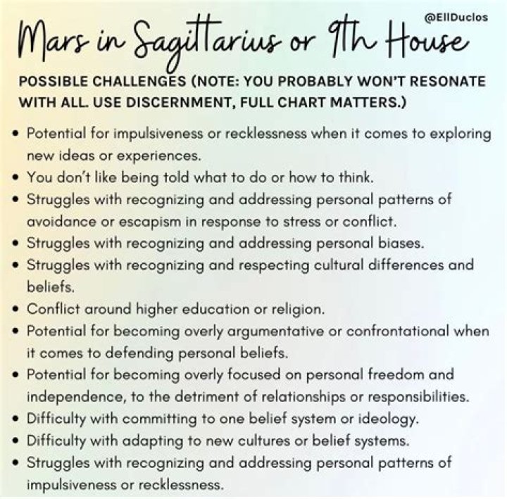 Mars in Sagittarius in the 1st House — Truly Divine