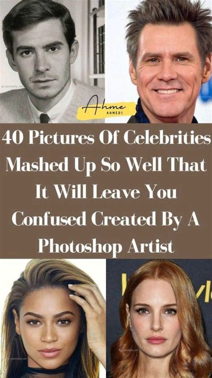Name the TWO celebrities mashed up in this photo. Daily Dozen Trivia Answers
