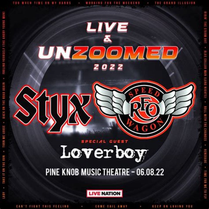 New Dates Added To Reo Speedwagon & Styx Co-Headline U.S. Summer “Live & Unzoomed” Tour With Loverboy