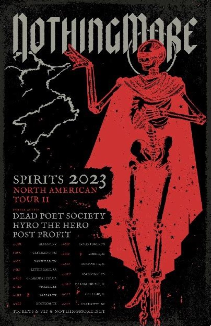 Nothing More Announce “Spirits 2023” Fall Headlining Tour Dates