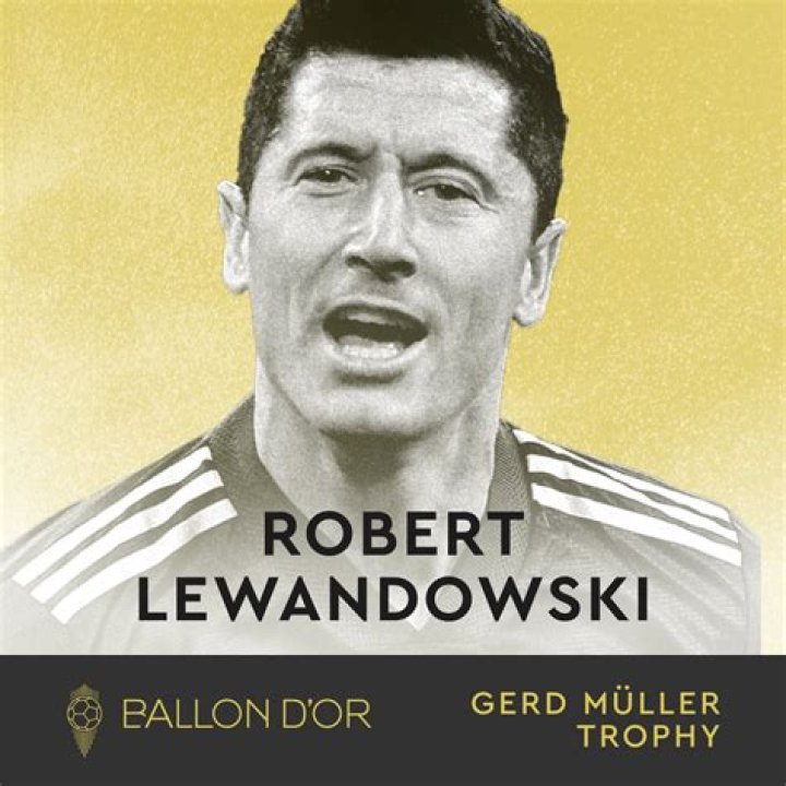 OFFICIAL! Robert Lewandowski Wins Best Striker Gerd Muller Trophy Award [VIDEO]