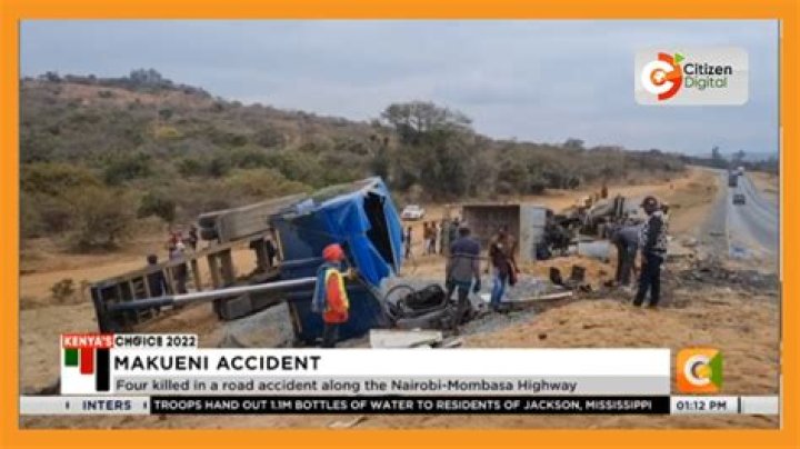 Propesa Escape Unhurt In Tragic Accident Along Mombasa Road