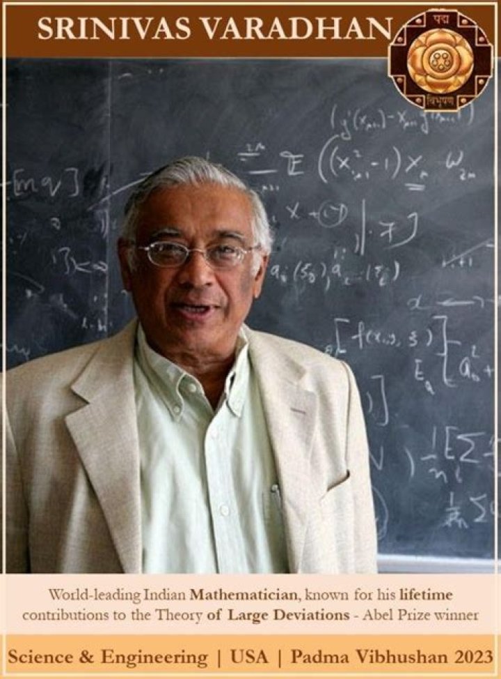 S. R. Srinivasa Varadhan (Mathematician) Age, Wife, Family, Biography & More » StarsUnfolded
