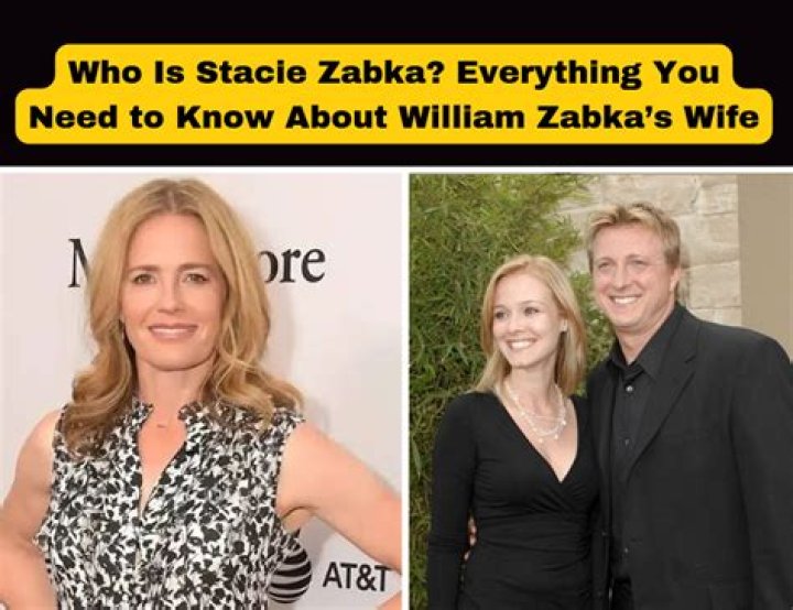 Stacie Zabka: Uncovering Details About William Zabka's Wife