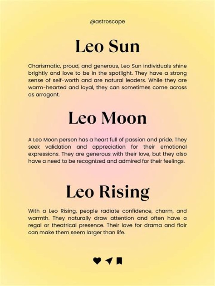 Taurus Sun with Leo Moon and Leo Rising — Truly Divine