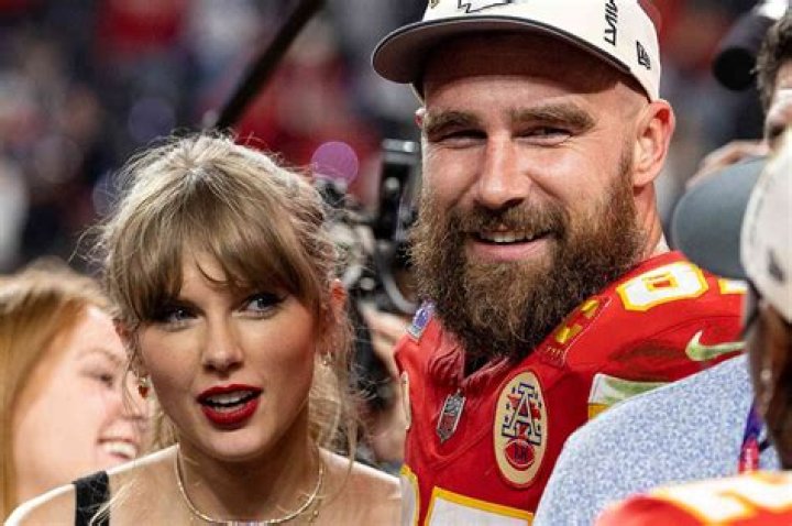 Taylor Swift Cheers on Travis Kelce at Super Bowl [Photos]