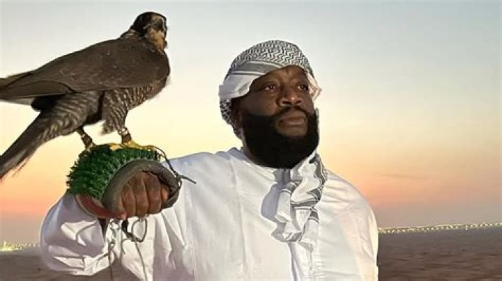 The falcon on her ankle.