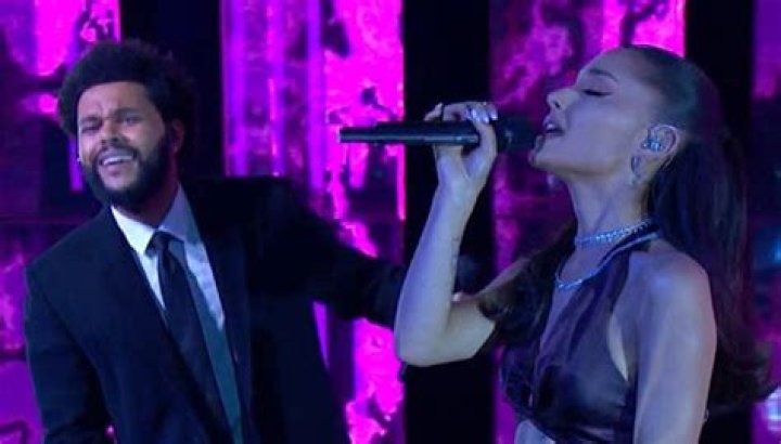The Weeknd Performs 'Love Me Harder' For The First Time With Ariana Grande
