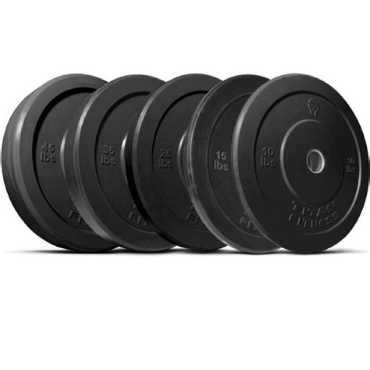 Titan Fitness Economy Black Bumper Plates| Garage Gym Reviews