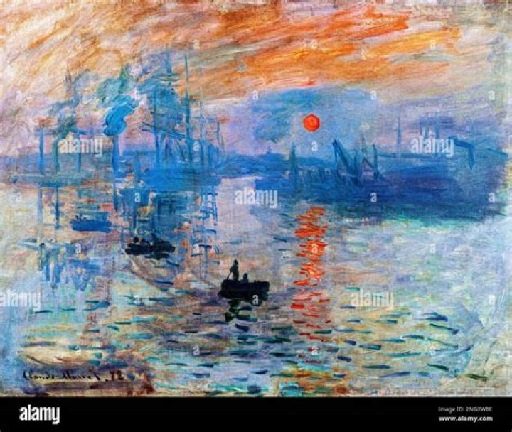 Whose painting 'Impression, Sunrise' inspired the name 'impressionism'?