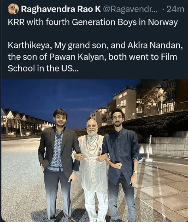 Why Did K Raghavendra Rao Delete Akira's Pic?