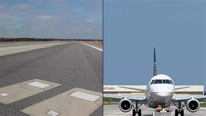 Why two people are buried in graves under runway at airport