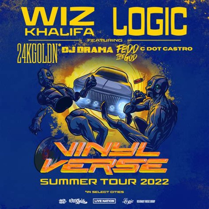 Wiz Khalifa & Logic Announce Co-Headlining ‘Vinyl Verse’ Tour 2022