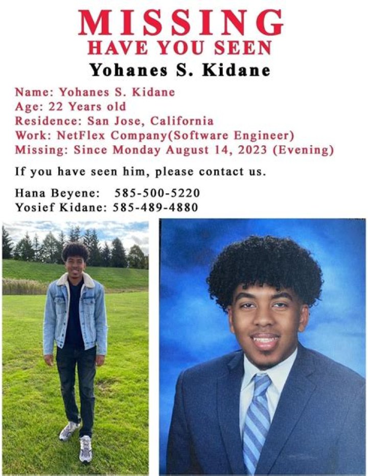 Yohanes Kidane Missing: Family Seeks Public Help to Locate 22-Year-Old